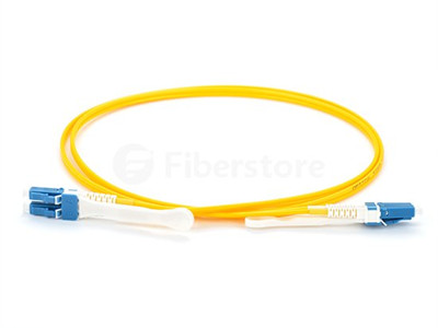 LCUPC-HD to LCUPC-HD Duplex Singlemode Pull Tab Fiber Patch Cable
