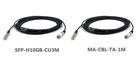 Cisco 10G SFP+ passive copper cables