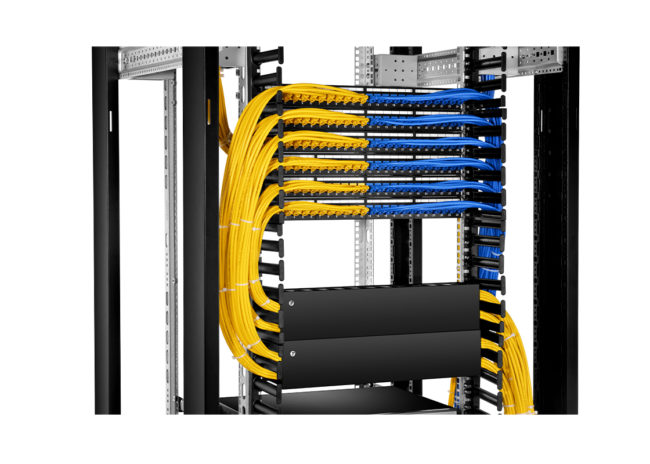 Rack Mount Patch Panel Cabling