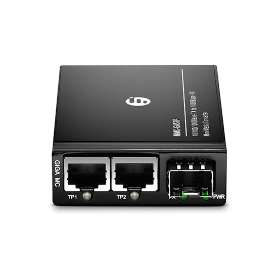 Figure 2: 1*SFP and 2*RJ45 Ports Mini Gigabit Ethernet Media Converter